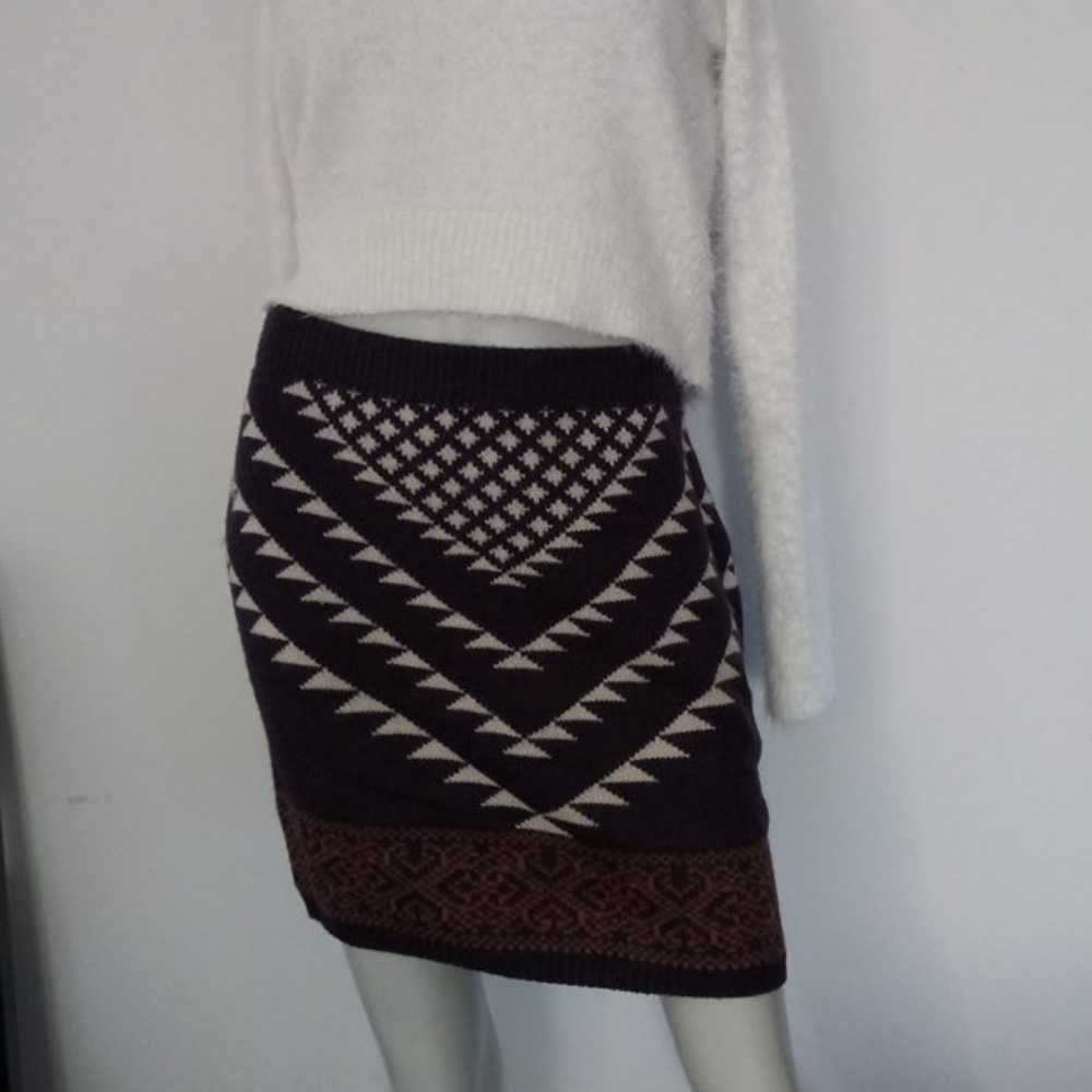 Maurice knit mini skirt